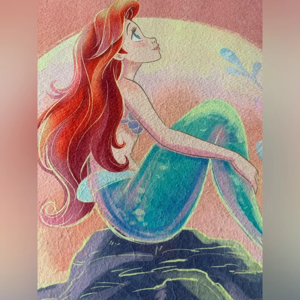 Disney aerial little mermaid, Rubber Doormat 18X30